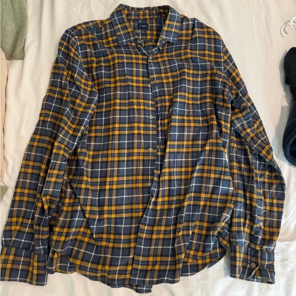J. Crew men’s flannel (size large) - Picture 1 of 3
